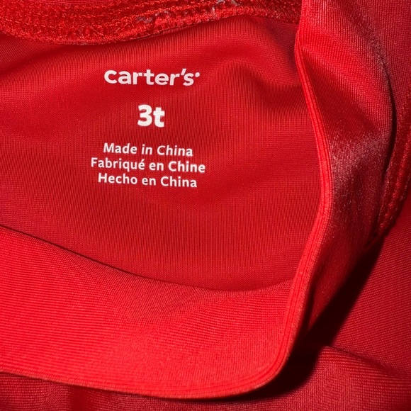 Carter's Vibrant Red Toddler Top - Picture 2 of 3